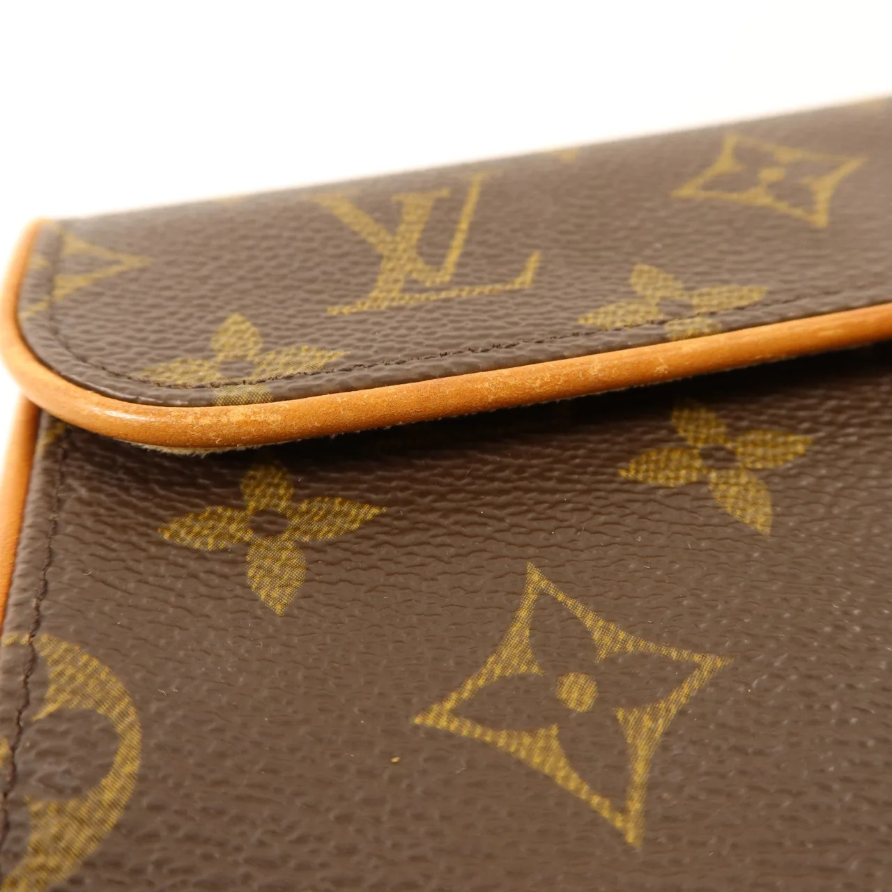 LOUIS VUITTON Pochette Florentine M51855 Belt Bag Coated Canvas 棕色 Coated Canvas Rank B - Thumbnail 21