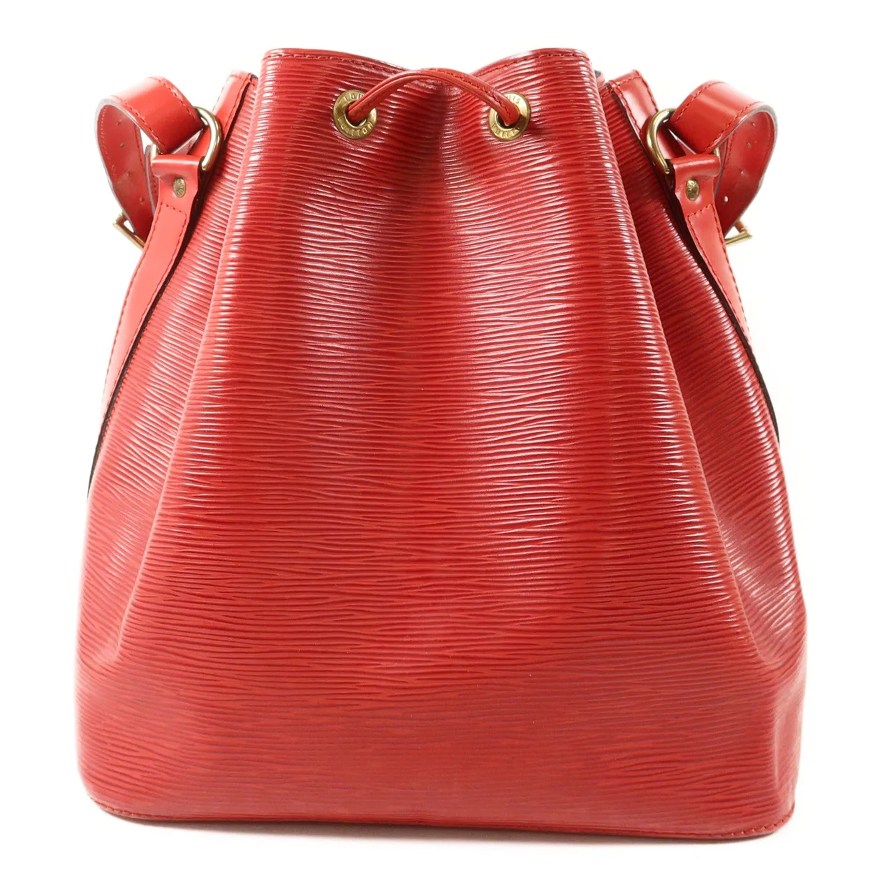 LOUIS VUITTON Noe M44107 Shoulder Bag Calfskin 紅色 Calfskin Rank B - Thumbnail 2