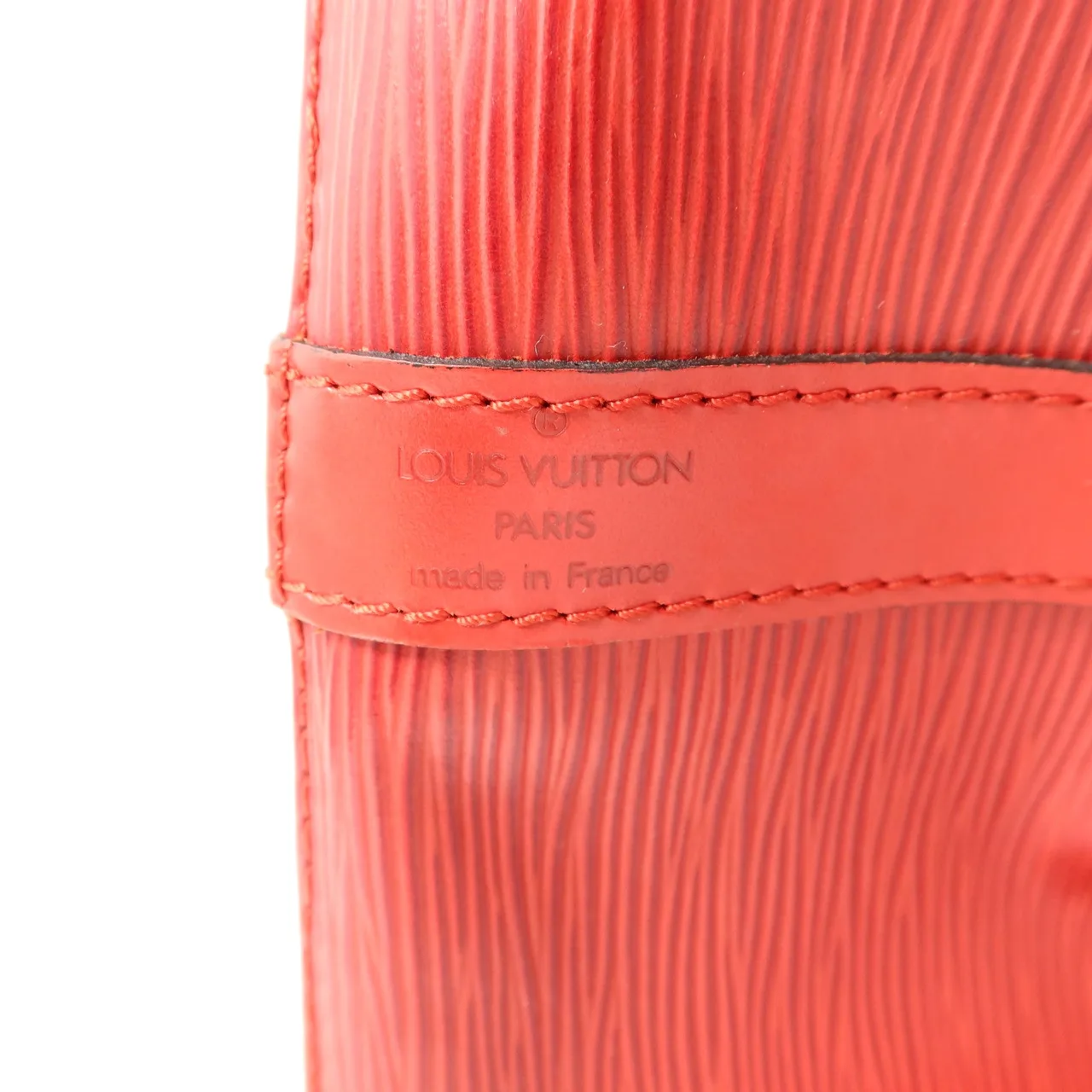 LOUIS VUITTON Noe M44107 Shoulder Bag Calfskin 紅色 Calfskin Rank B - Thumbnail 7