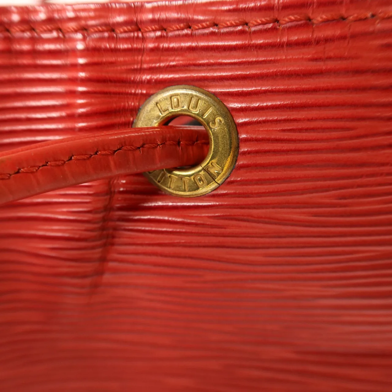 LOUIS VUITTON Noe M44107 Shoulder Bag Calfskin 紅色 Calfskin Rank B - Thumbnail 11