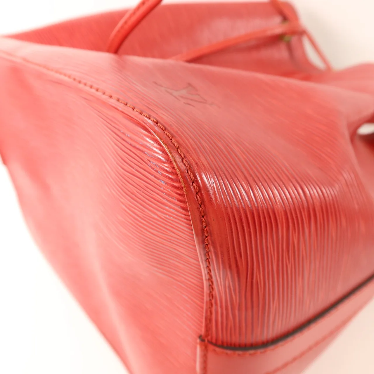 LOUIS VUITTON Noe M44107 Shoulder Bag Calfskin 紅色 Calfskin Rank B - Thumbnail 13