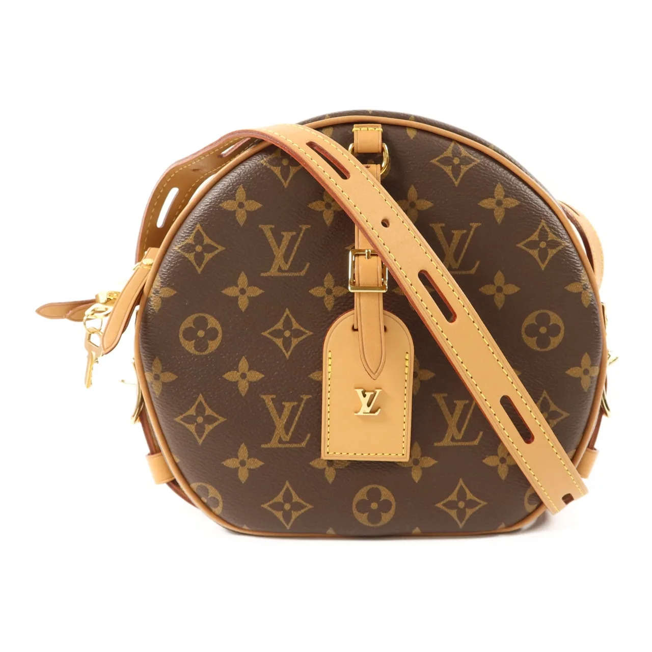 LOUIS VUITTON Boite Chapeau Souple M52294 Shoulder Bag Coated Canvas 棕色 / Brown