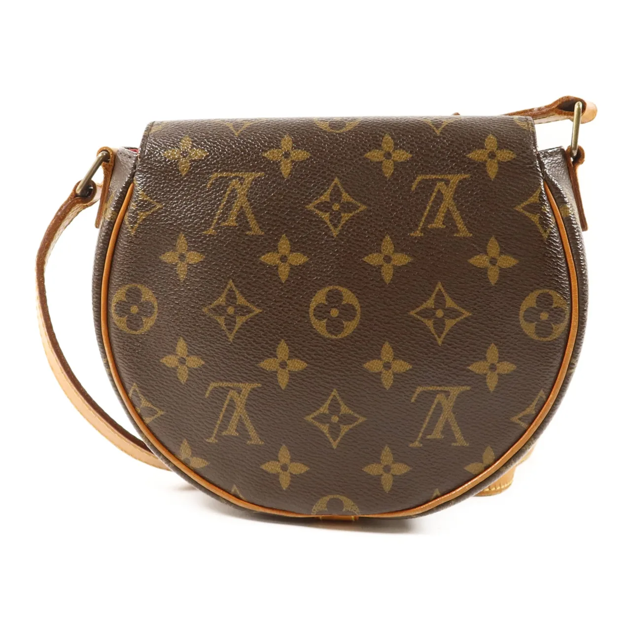 LOUIS VUITTON Tambourine M51179 肩背包 塗層帆布 棕色 塗層帆布 中古品C - 縮圖 2