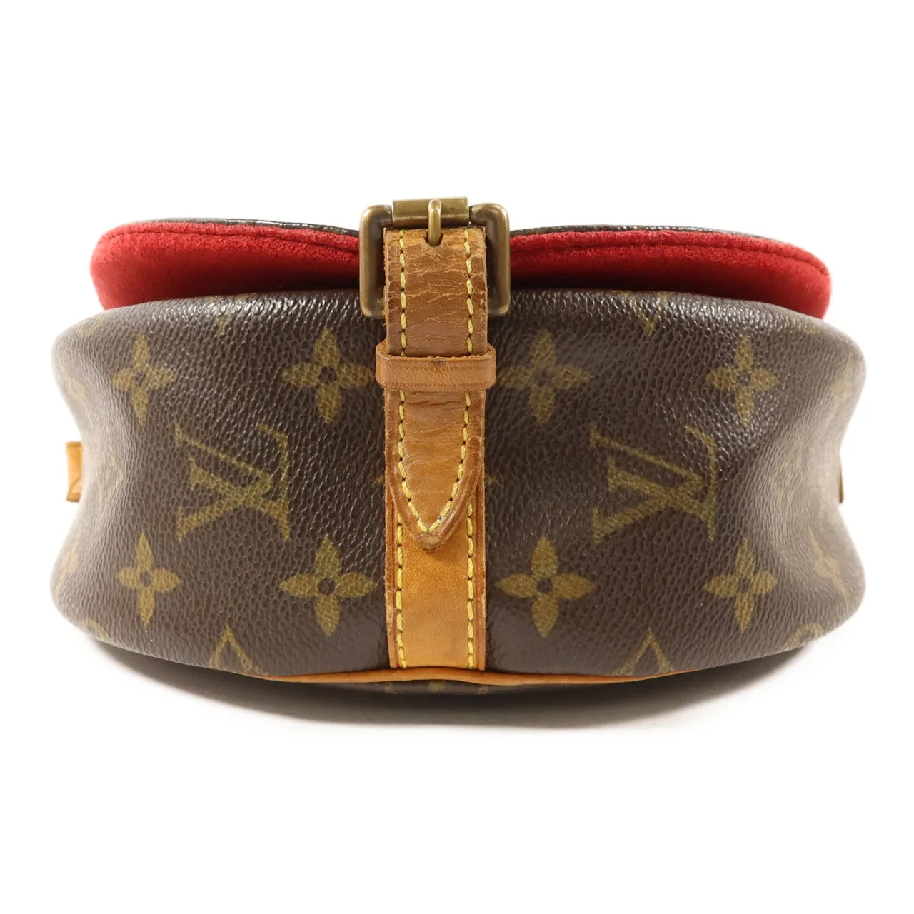 LOUIS VUITTON Tambourine M51179 肩背包 塗層帆布 棕色 塗層帆布 中古品C - 縮圖 4