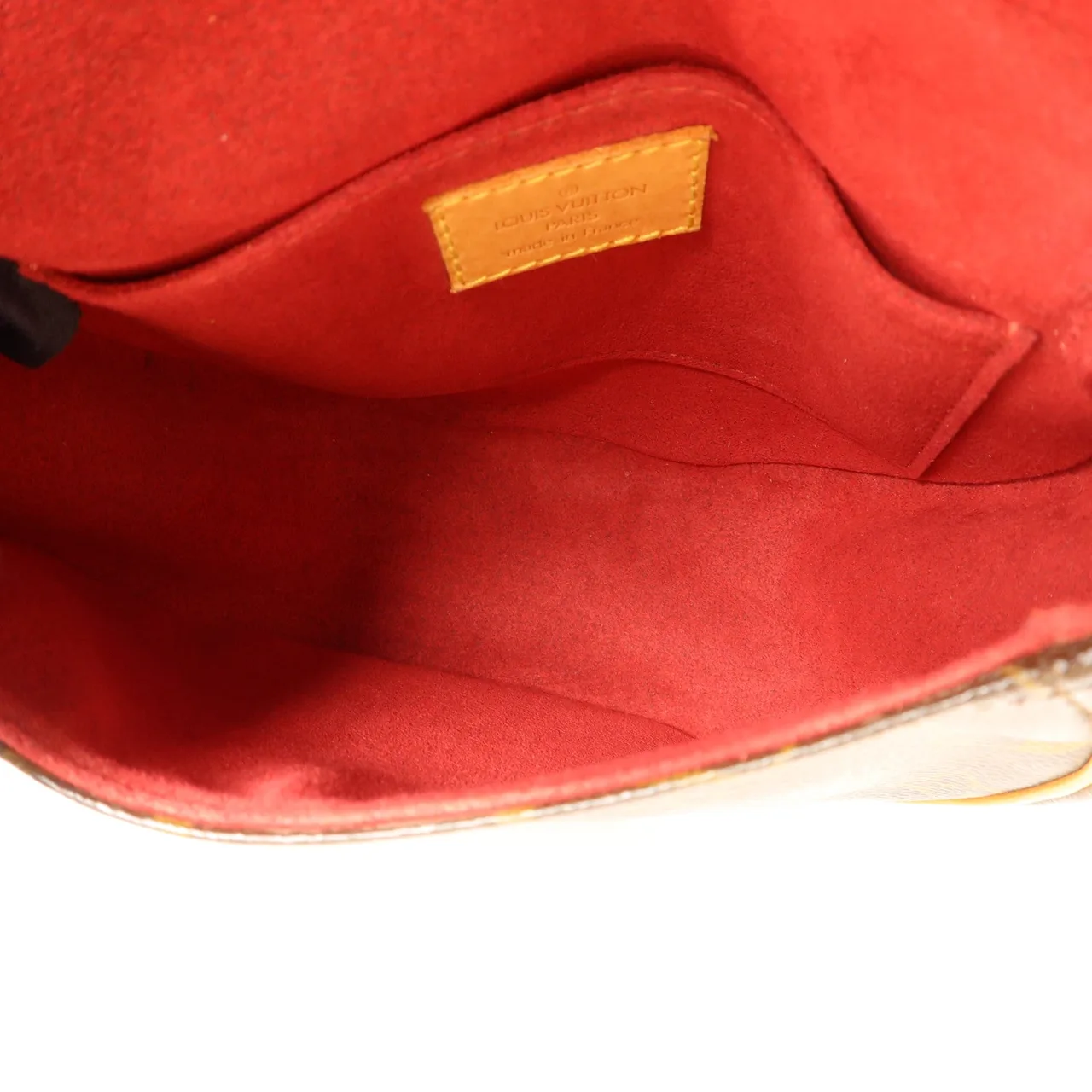 LOUIS VUITTON Tambourine M51179 肩背包 塗層帆布 棕色 塗層帆布 中古品C - 縮圖 6