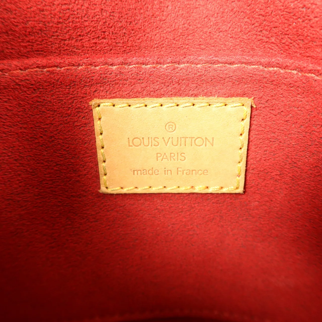 LOUIS VUITTON Tambourine M51179 肩背包 塗層帆布 棕色 塗層帆布 中古品C - 縮圖 7