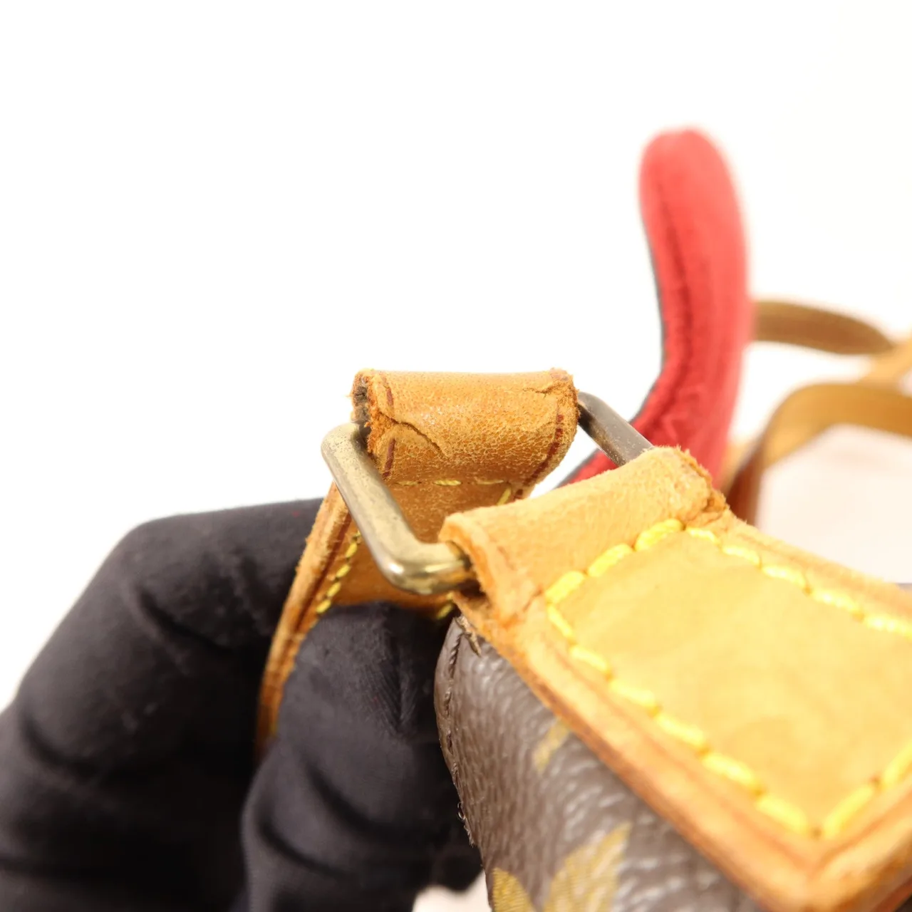 LOUIS VUITTON Tambourine M51179 肩背包 塗層帆布 棕色 塗層帆布 中古品C - 縮圖 16