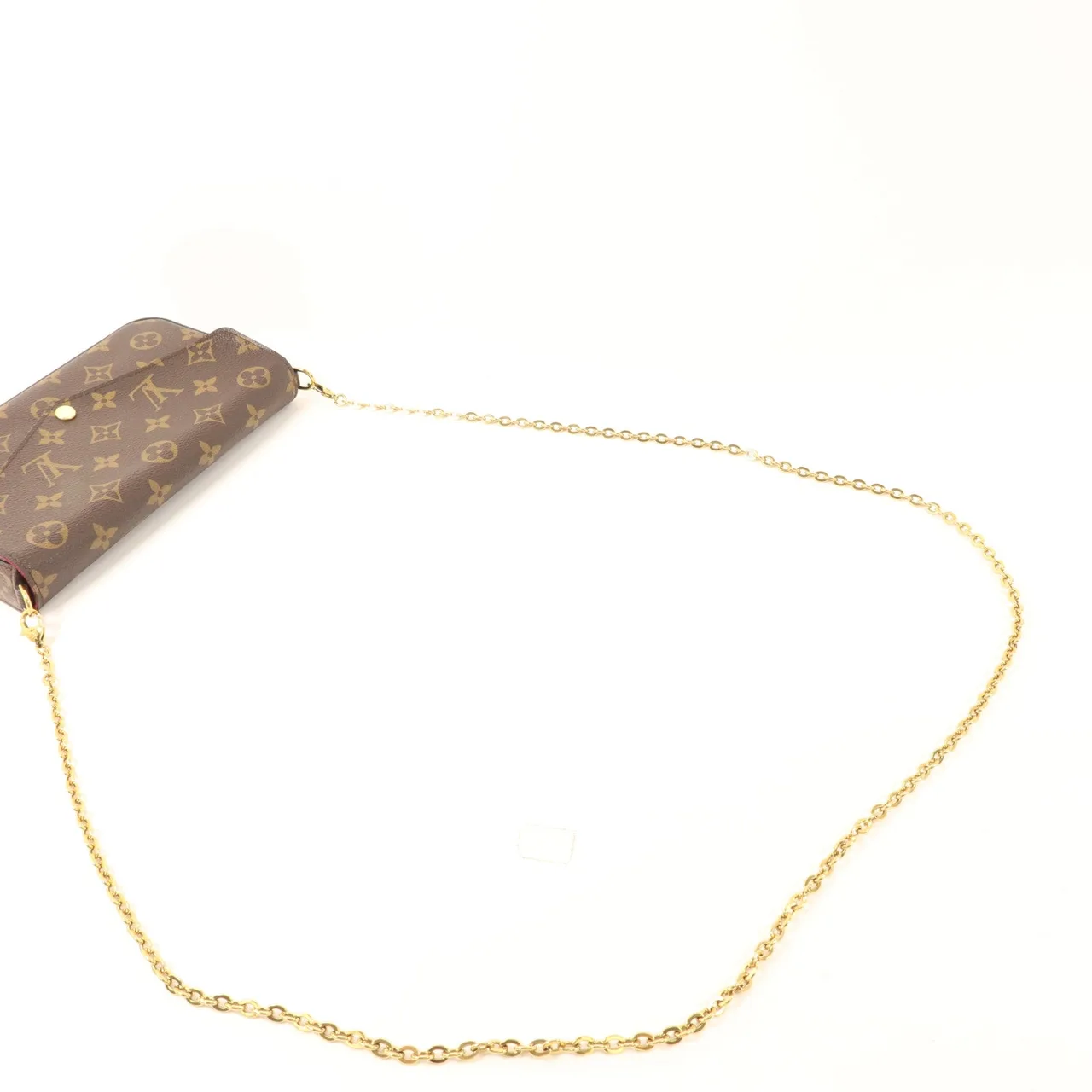 LOUIS VUITTON Felicie M61276 肩背包 塗層帆布 棕色 塗層帆布 中古品B - 縮圖 5