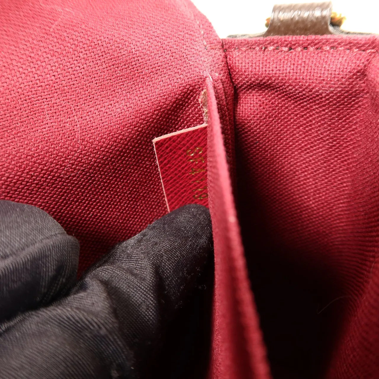 LOUIS VUITTON Felicie M61276 肩背包 塗層帆布 棕色 塗層帆布 中古品B - 縮圖 8