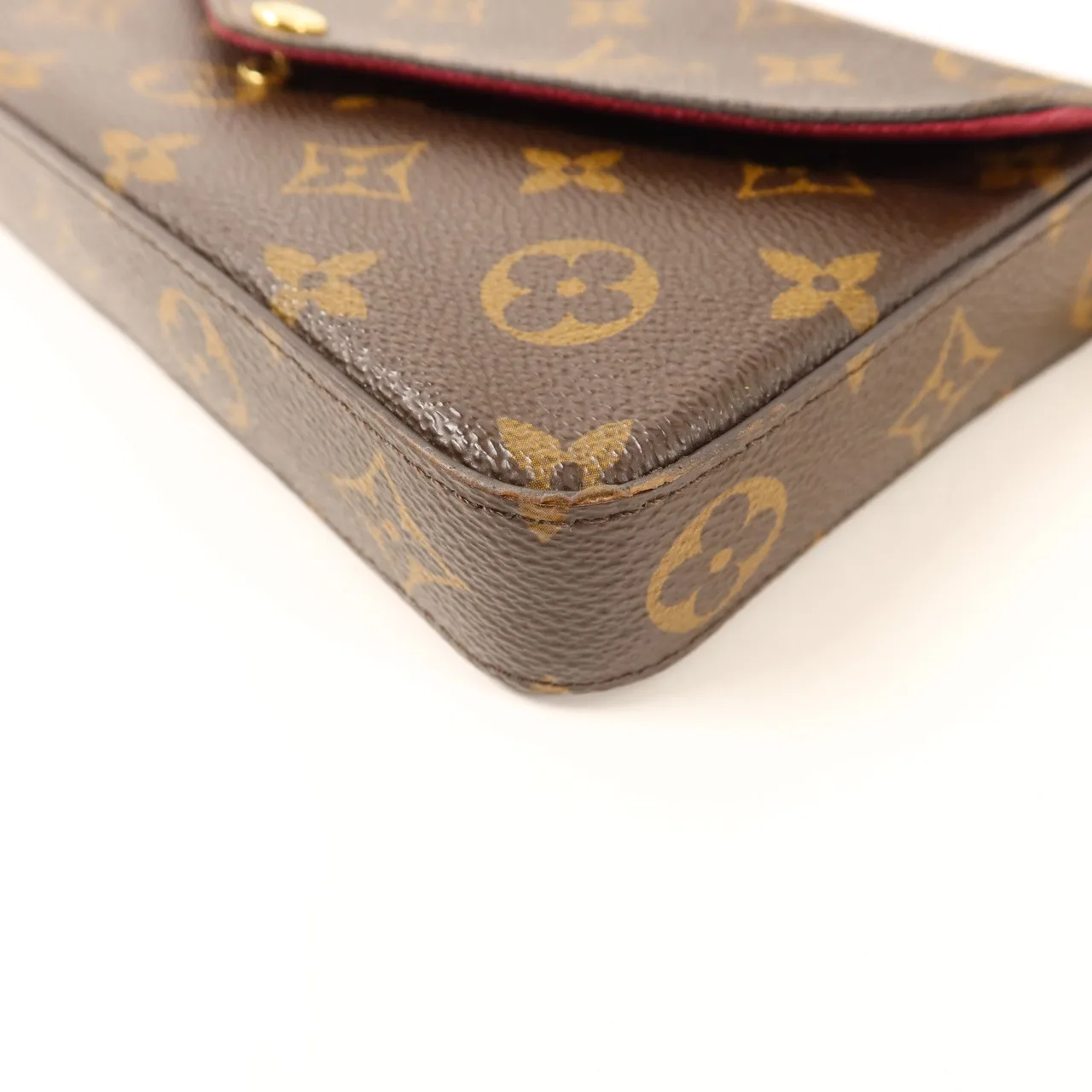LOUIS VUITTON Felicie M61276 肩背包 塗層帆布 棕色 塗層帆布 中古品B - 縮圖 11