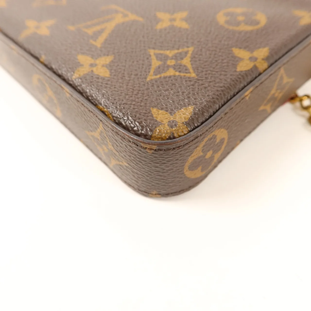 LOUIS VUITTON Felicie M61276 肩背包 塗層帆布 棕色 塗層帆布 中古品B - 縮圖 13