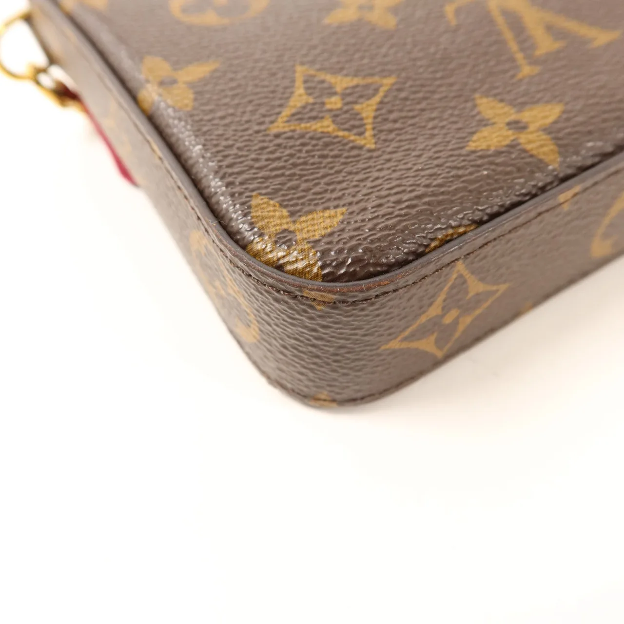 LOUIS VUITTON Felicie M61276 肩背包 塗層帆布 棕色 塗層帆布 中古品B - 縮圖 14