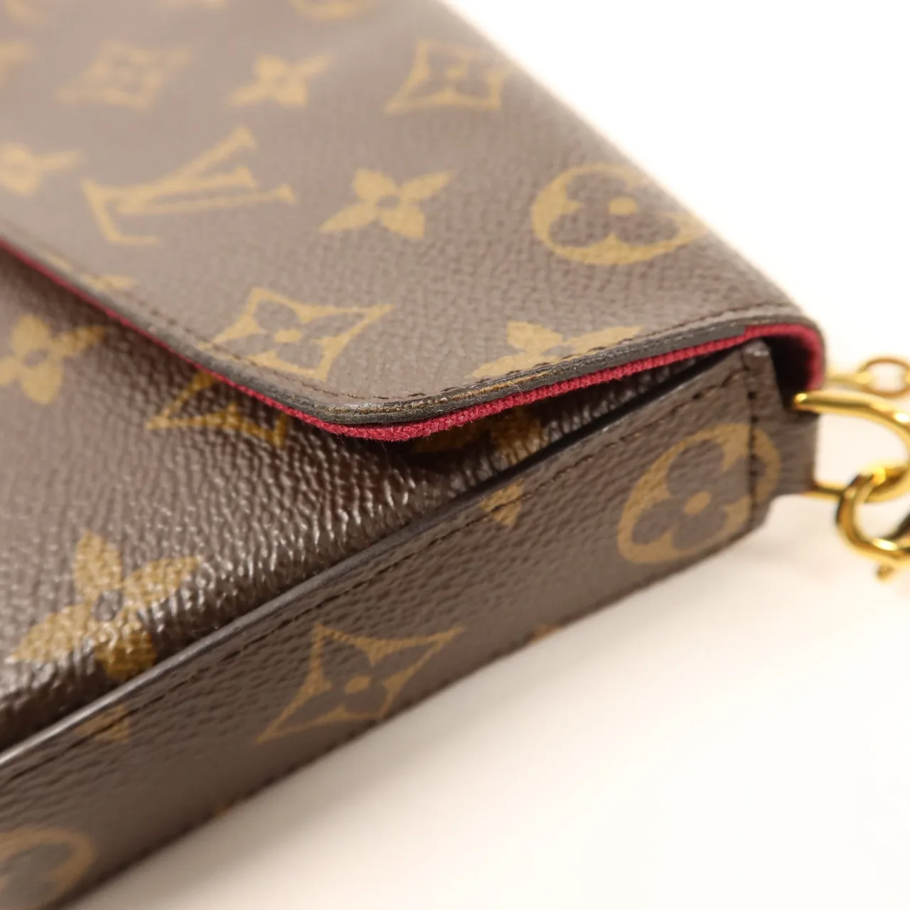 LOUIS VUITTON Felicie M61276 肩背包 塗層帆布 棕色 塗層帆布 中古品B - 縮圖 16