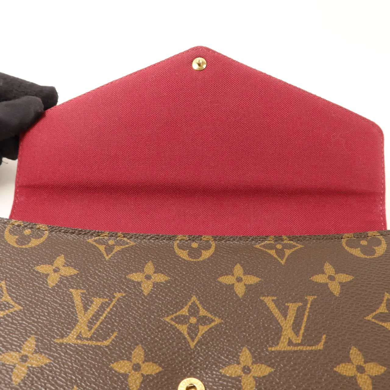 LOUIS VUITTON Felicie M61276 肩背包 塗層帆布 棕色 塗層帆布 中古品B - 縮圖 17
