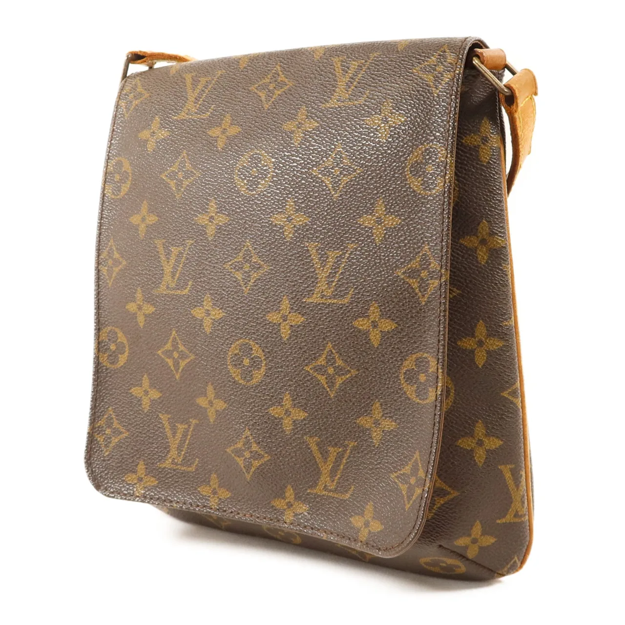 LOUIS VUITTON Musette Salsa M51258 肩背包 塗層帆布 棕色 / Brown 塗層帆布 中古品C - 縮圖 3