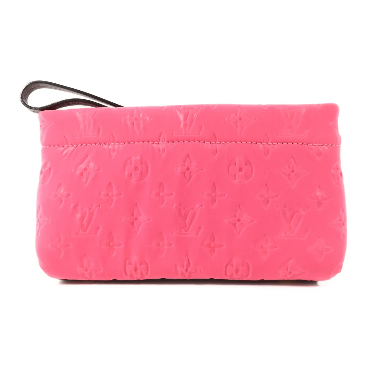 LOUIS VUITTON Scuba Clutch M92804 手拿包 x Synthetic rubber 粉色 x Synthetic rubber 中古品B - 縮圖 2