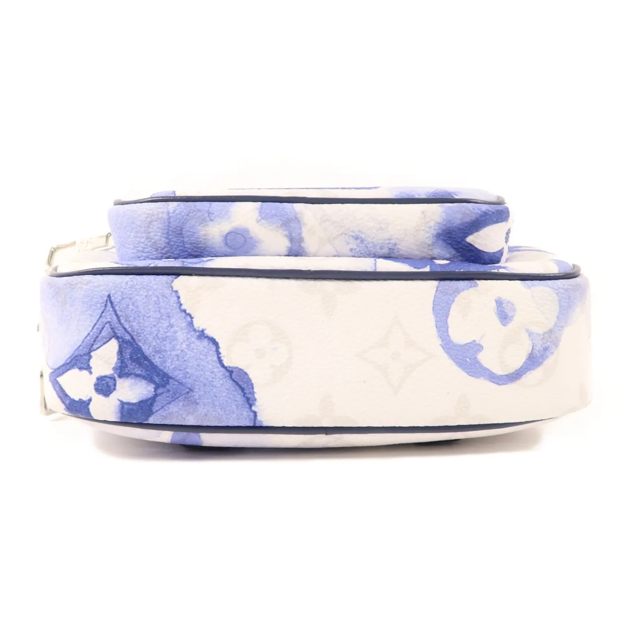 LOUIS VUITTON M45763 腰包 塗層帆布 藍色 / Blue/White/LightGrey 塗層帆布 中古品A - 縮圖 4