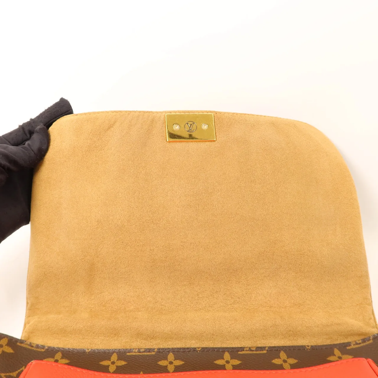 LOUIS VUITTON Marignan M44286 兩用包 塗層帆布 棕色 / Brown/Red 塗層帆布 中古品C - 縮圖 7