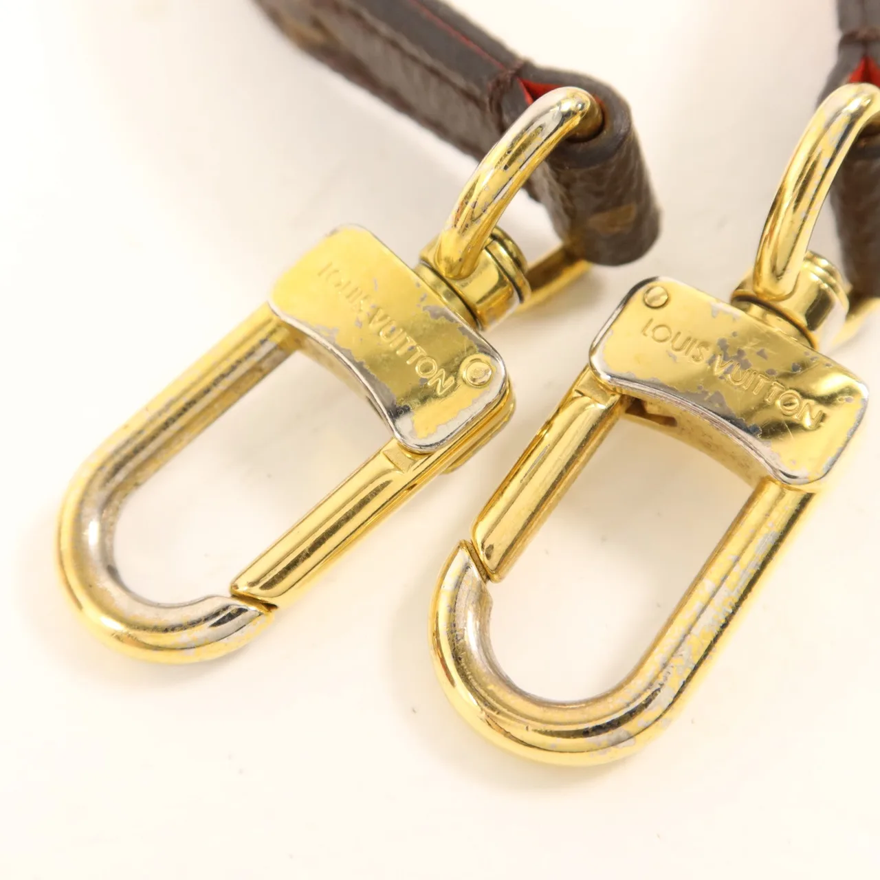 LOUIS VUITTON Marignan M44286 兩用包 塗層帆布 棕色 / Brown/Red 塗層帆布 中古品C - 縮圖 13