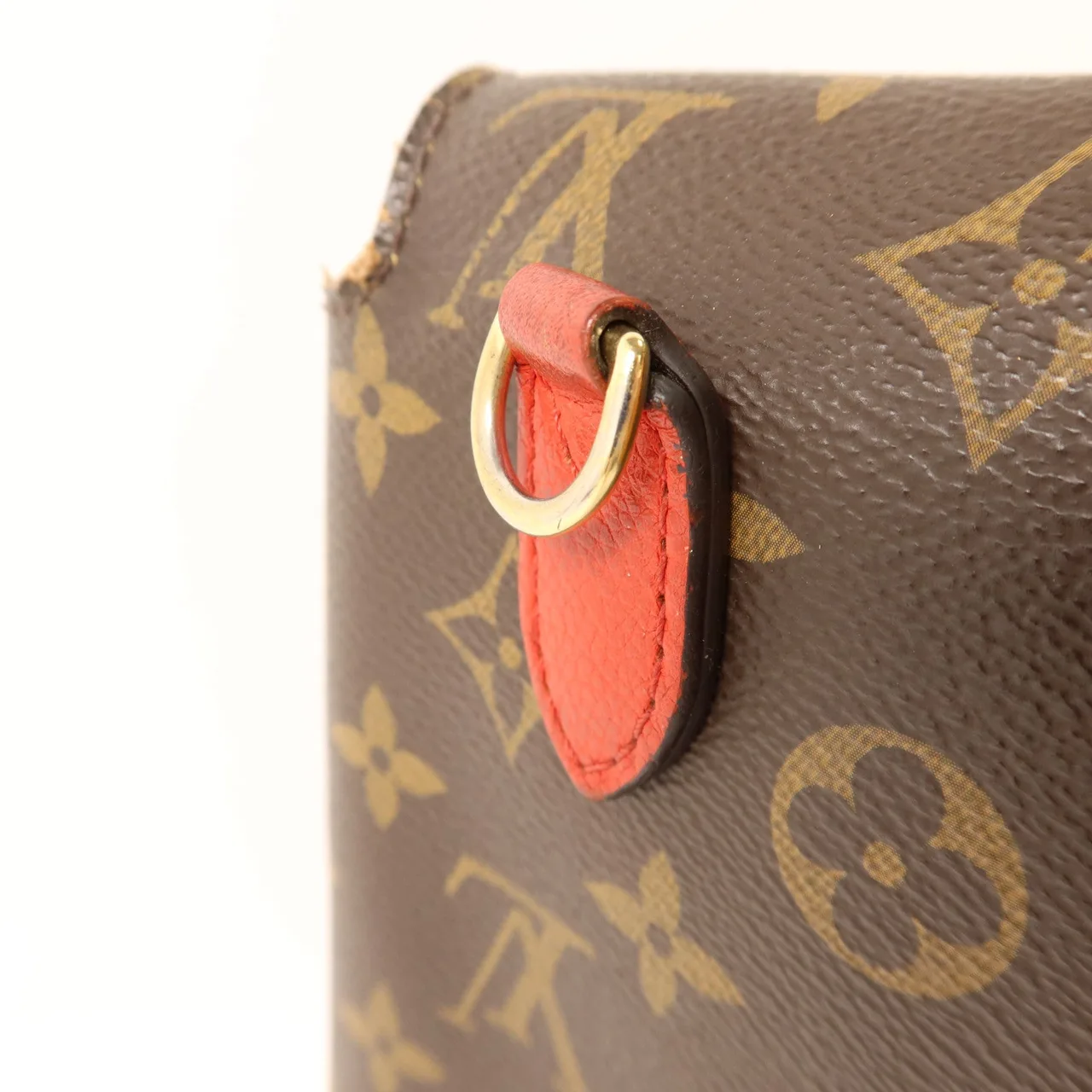 LOUIS VUITTON Marignan M44286 兩用包 塗層帆布 棕色 / Brown/Red 塗層帆布 中古品C - 縮圖 22