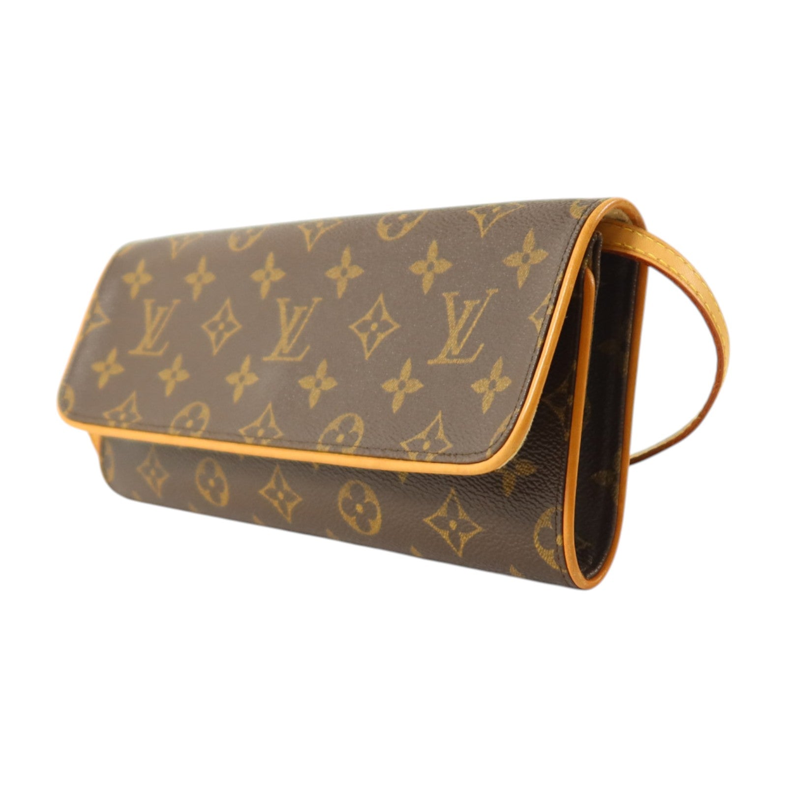 LOUIS VUITTON Pochette Twin M51852 Shoulder Bag Coated Canvas 3