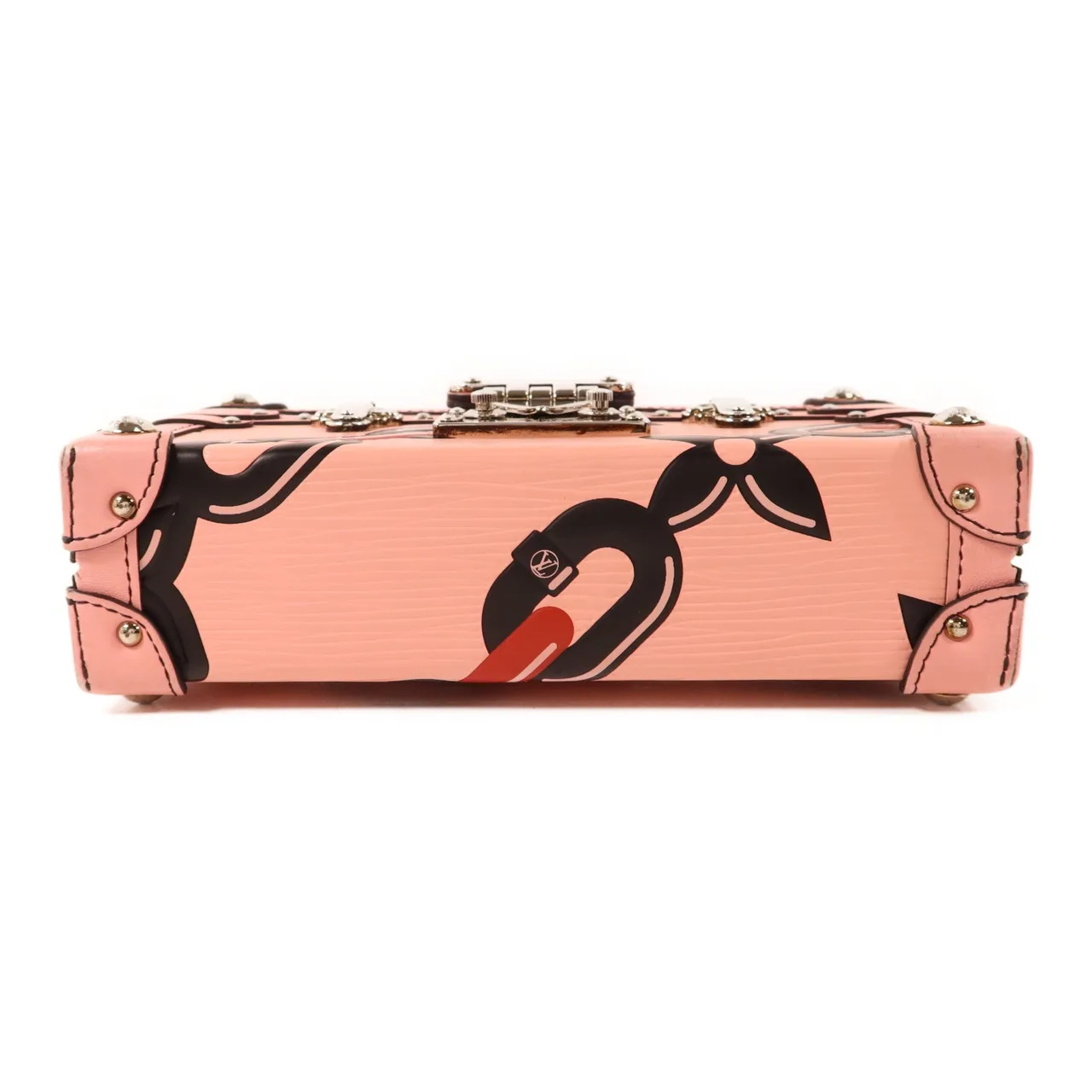 LOUIS VUITTON Petite Malle DU0146 肩背包 牛皮 粉色 / Pink 牛皮 中古品A - 縮圖 4