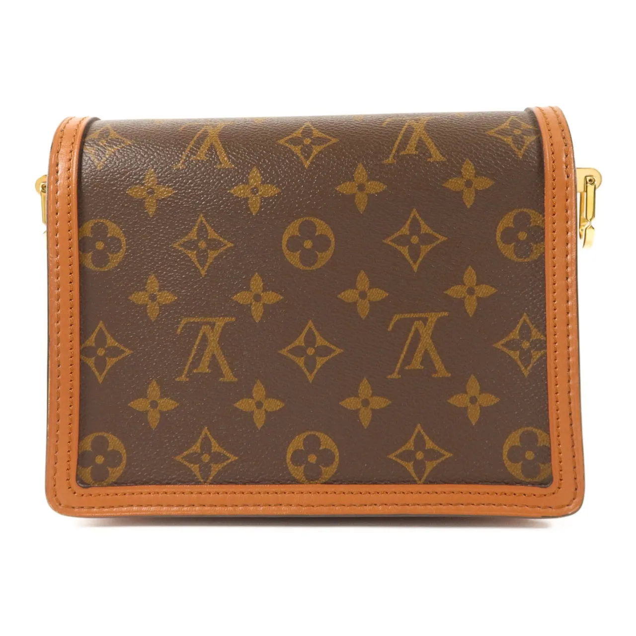 LOUIS VUITTON Mini Dauphine M45959 Shoulder Bag Coated Canvas 棕色 / Brown/Marron Coated Canvas Rank A - Thumbnail 2