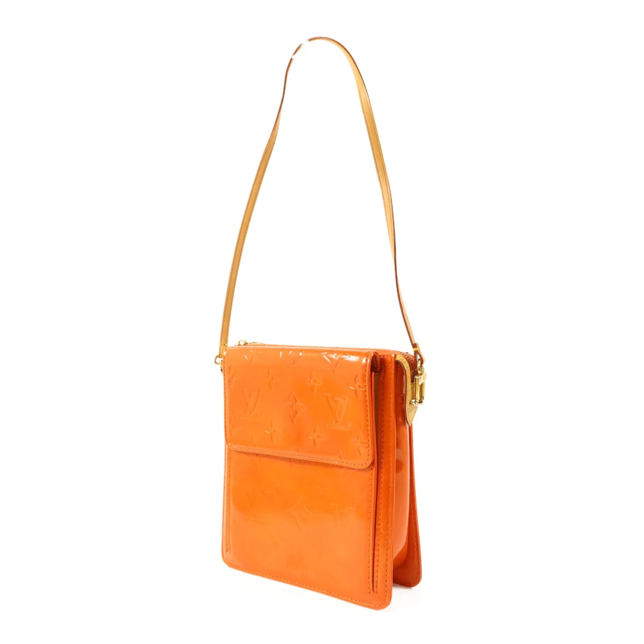 LOUIS VUITTON Motto M91137 肩背包 皮革 橘色 / Orange 皮革 中古品C - 縮圖 3