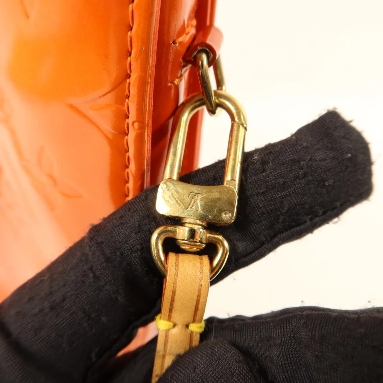 LOUIS VUITTON Motto M91137 肩背包 皮革 橘色 / Orange 皮革 中古品C - 縮圖 10