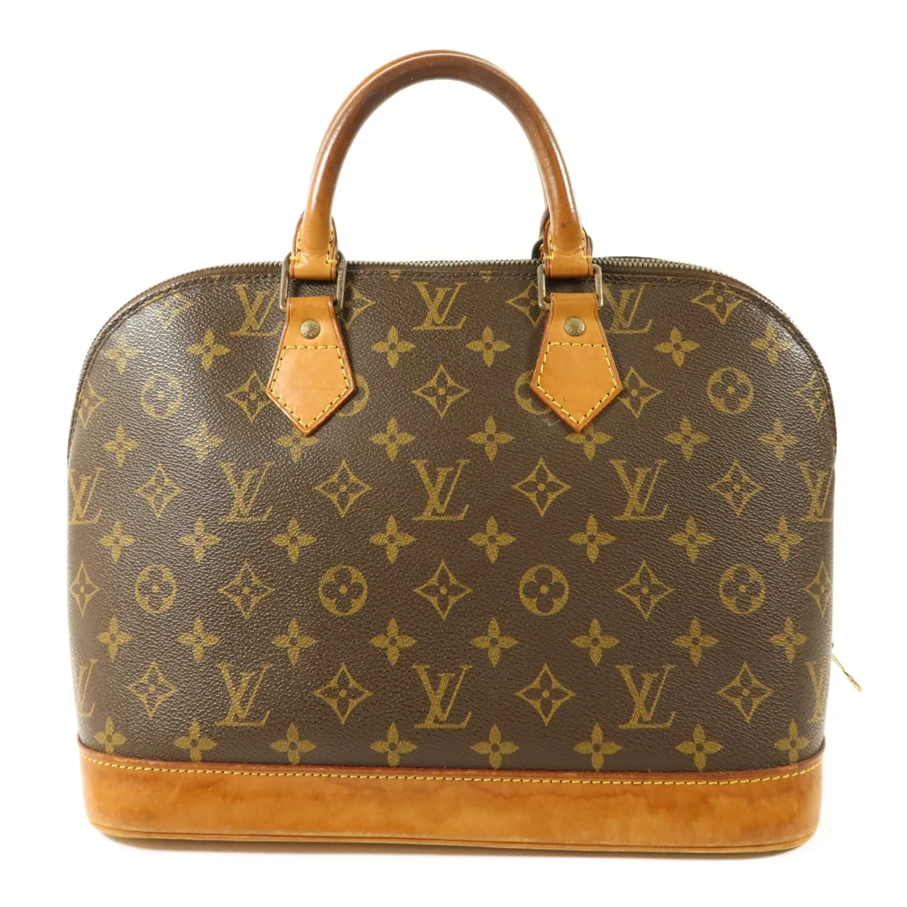 LOUIS VUITTON Alma M51130 手提包 塗層帆布 棕色 / Brown