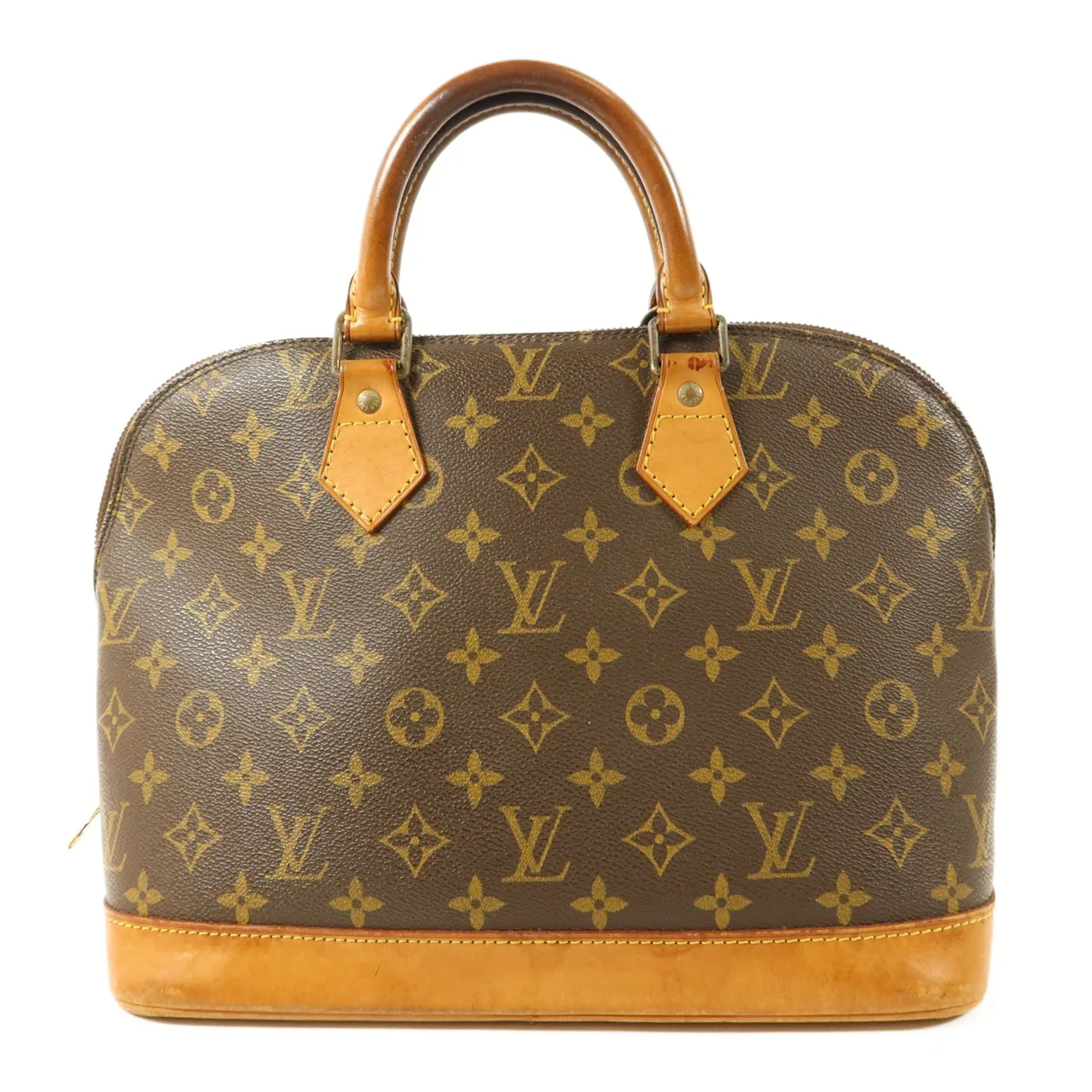 LOUIS VUITTON Alma M51130 Handbag Coated Canvas 棕色 / Brown Coated Canvas Rank C - Thumbnail 2
