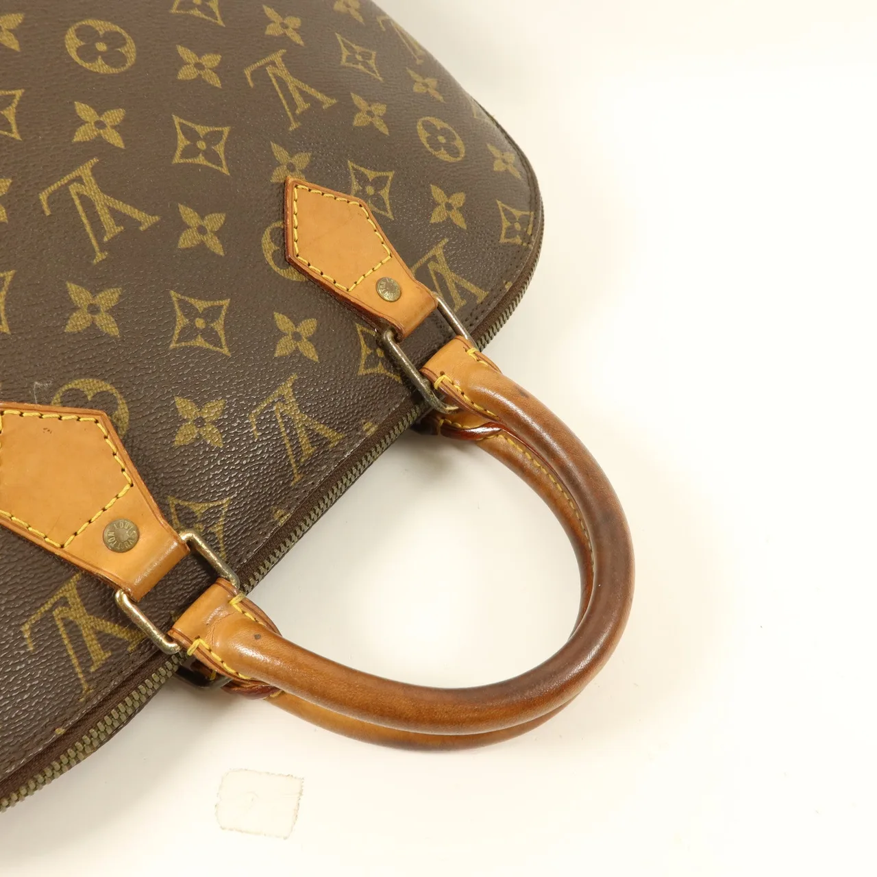 LOUIS VUITTON Alma M51130 Handbag Coated Canvas 棕色 / Brown Coated Canvas Rank C - Thumbnail 8