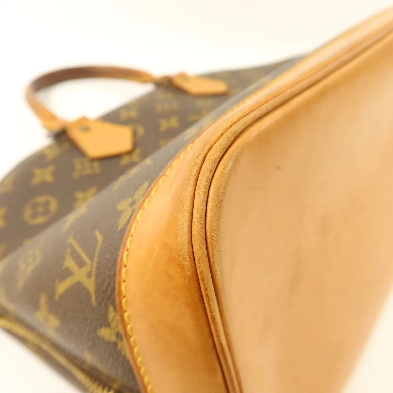 LOUIS VUITTON Alma M51130 Handbag Coated Canvas 棕色 / Brown Coated Canvas Rank C - Thumbnail 16