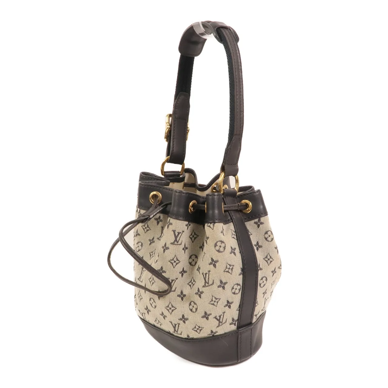 LOUIS VUITTON Noe M92685 Handbag Leather 黑色 Leather Rank B - Thumbnail 3