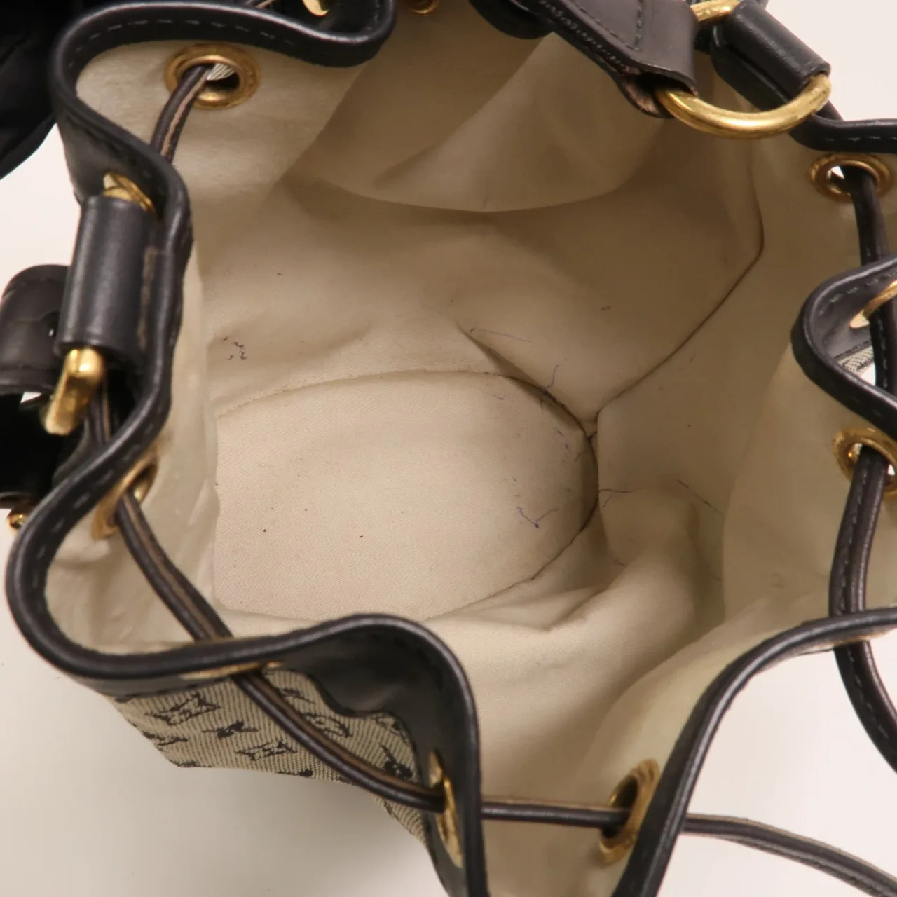 LOUIS VUITTON Noe M92685 Handbag Leather 黑色 Leather Rank B - Thumbnail 5