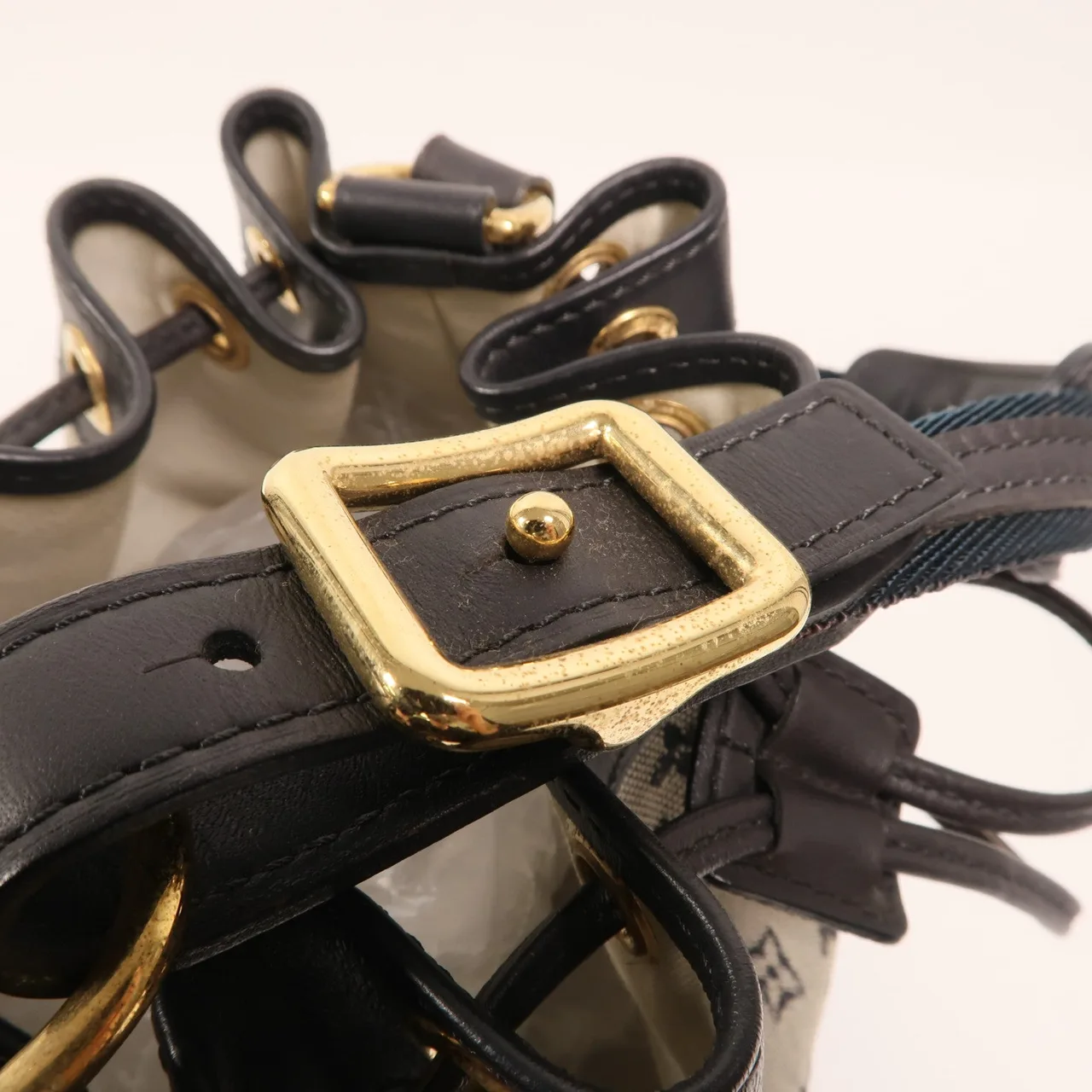 LOUIS VUITTON Noe M92685 Handbag Leather 黑色 Leather Rank B - Thumbnail 14