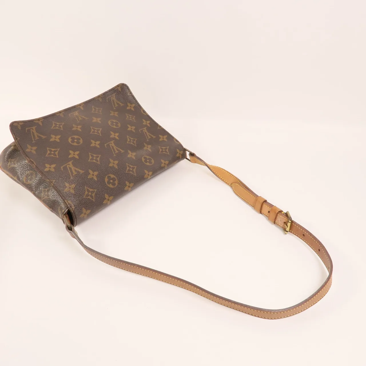 LOUIS VUITTON Musette Tango M51257 Shoulder Bag Coated Canvas 棕色 / Brown Coated Canvas Rank C - Thumbnail 8