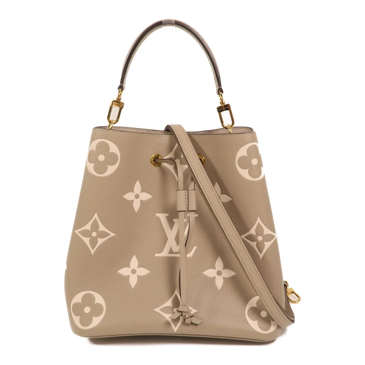 LOUIS VUITTON NeoNoe M45555 兩用包 牛皮 米色 / Dove/Cream
