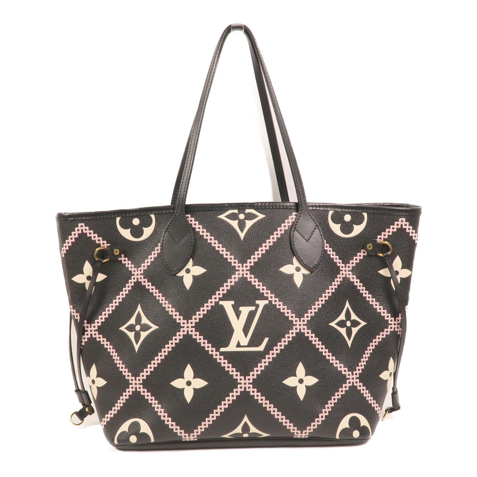 LOUIS VUITTON Neverfull M46040 Tote Bag Calfskin 2