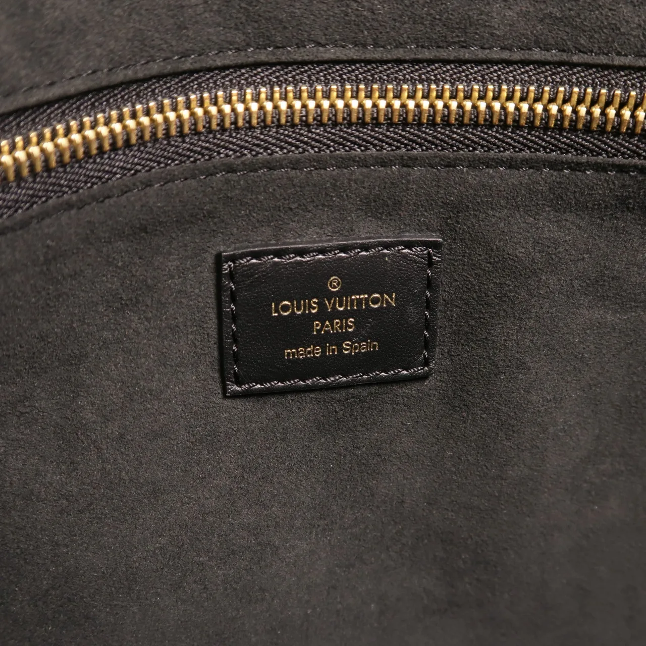 LOUIS VUITTON Neverfull M46040 Tote Bag Calfskin 黑色 / Black/Beige/Pink Calfskin Rank A - Thumbnail 6