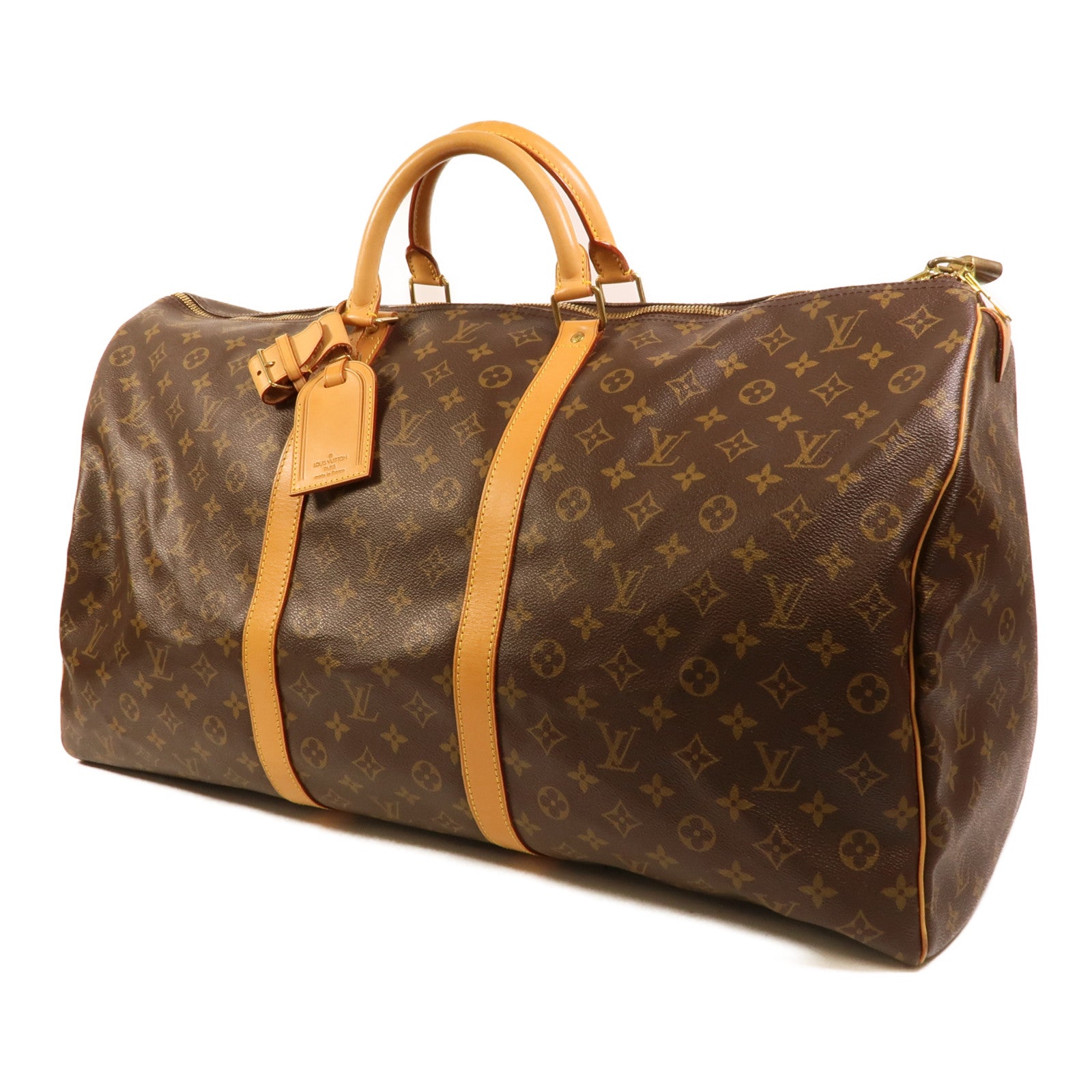 LOUIS VUITTON Keepall M41422 Handbag Coated Canvas 3