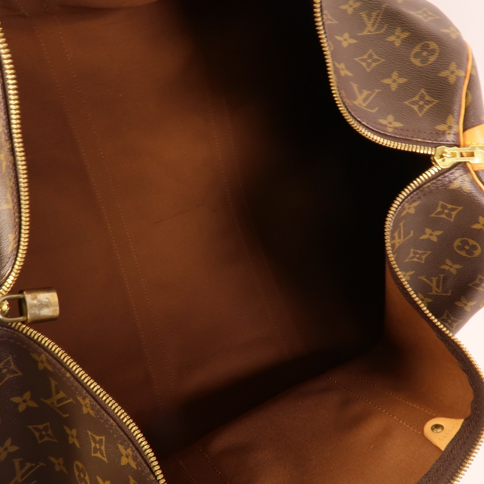 LOUIS VUITTON Keepall M41422 Handbag Coated Canvas 5