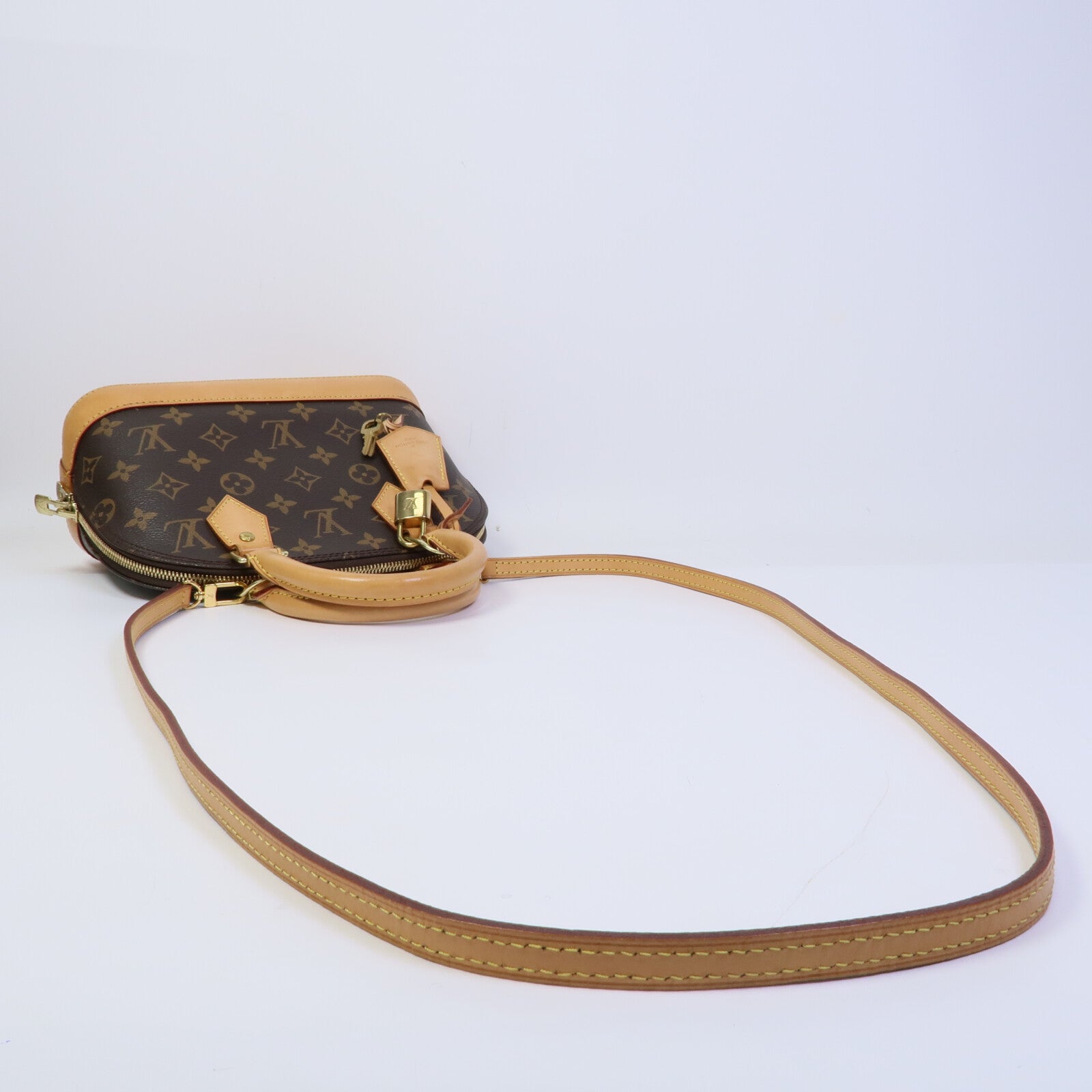 LOUIS VUITTON Alma M53152 2-Way Bag Coated Canvas 7