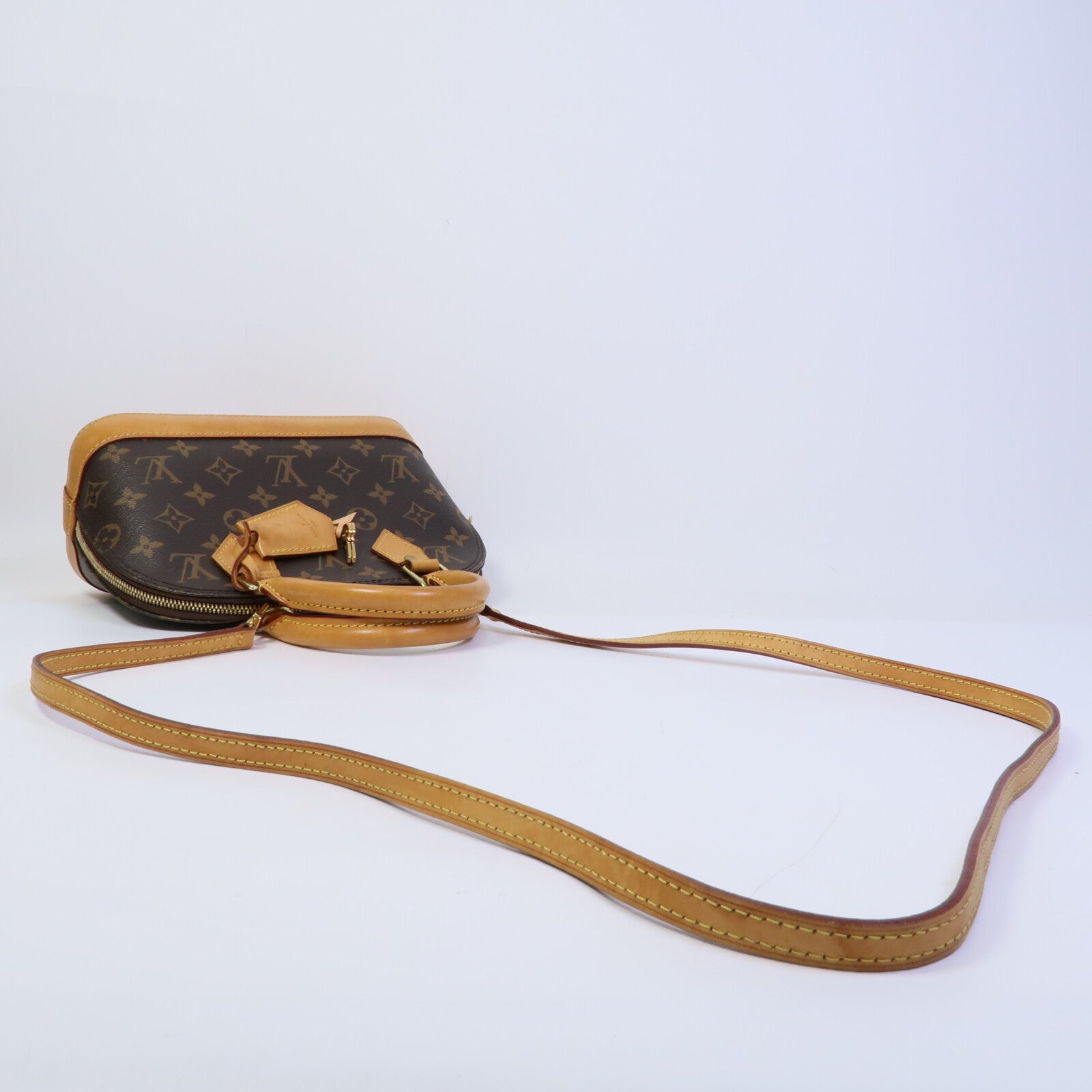 LOUIS VUITTON Alma M53152 2-Way Bag Coated Canvas 8