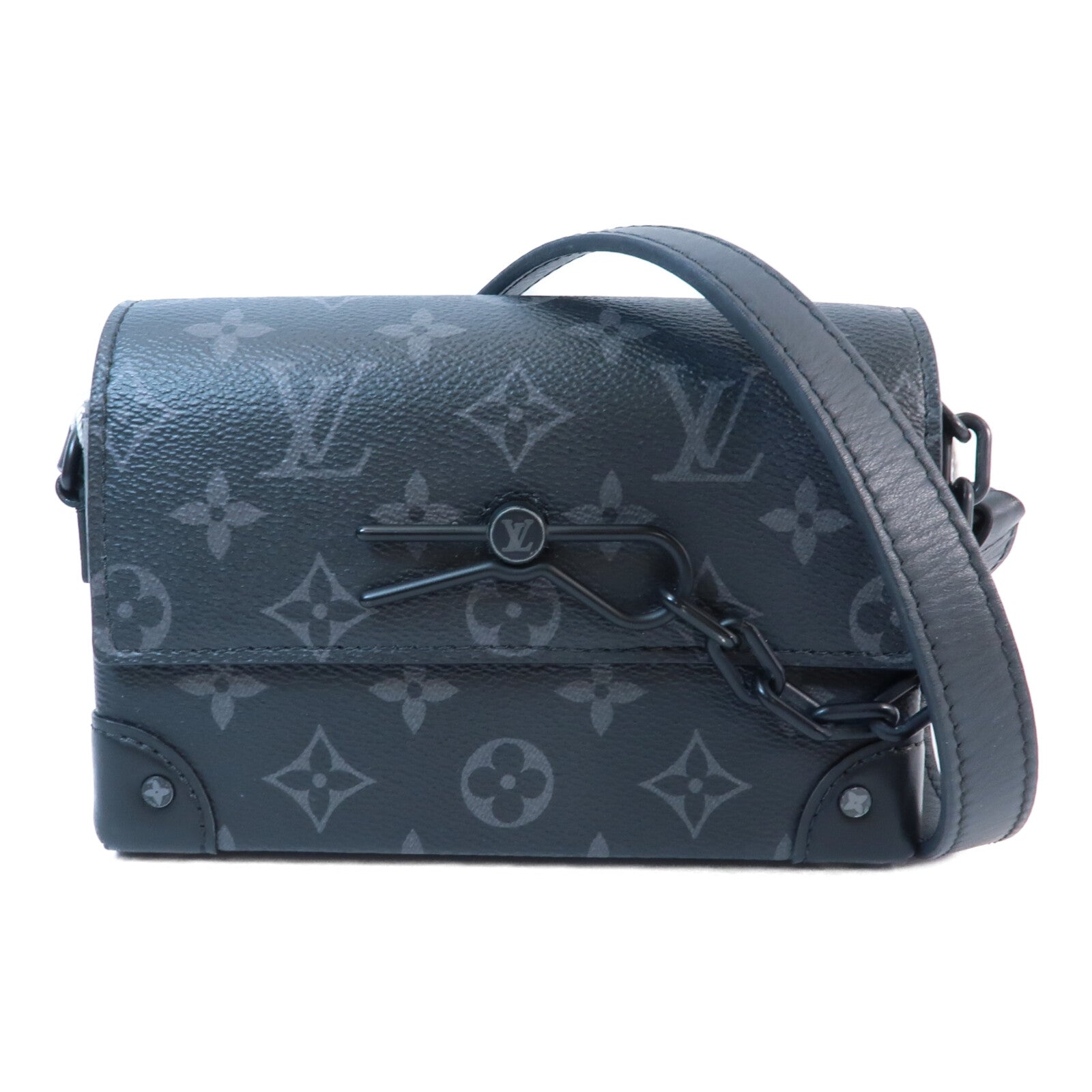 LOUIS VUITTON Steamer M81783 Shoulder Bag Coated Canvas