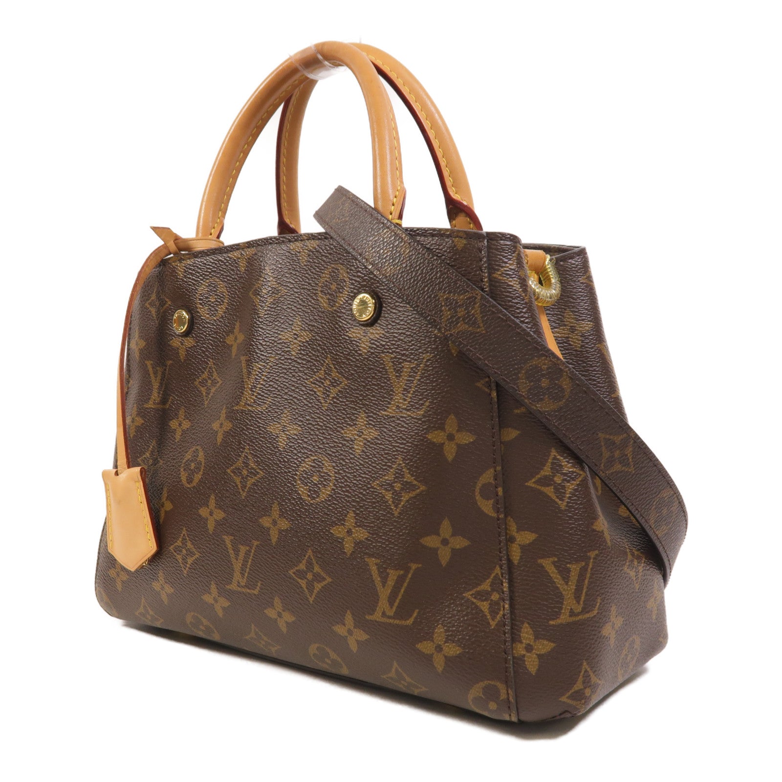 LOUIS VUITTON Montaigne M41055 2-Way Bag Coated Canvas 3