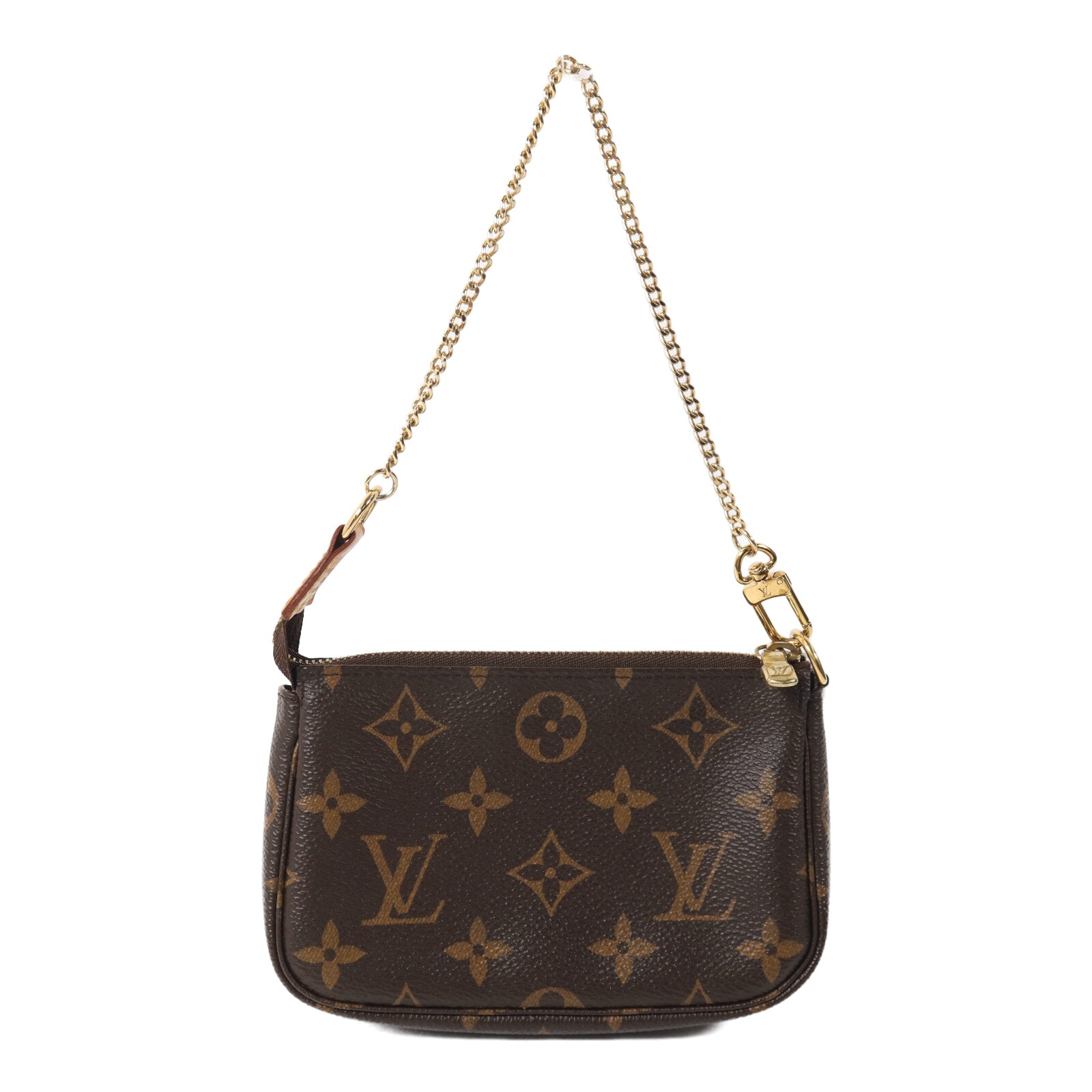 LOUIS VUITTON Pochette Accessoires M58009 Bag Coated Canvas