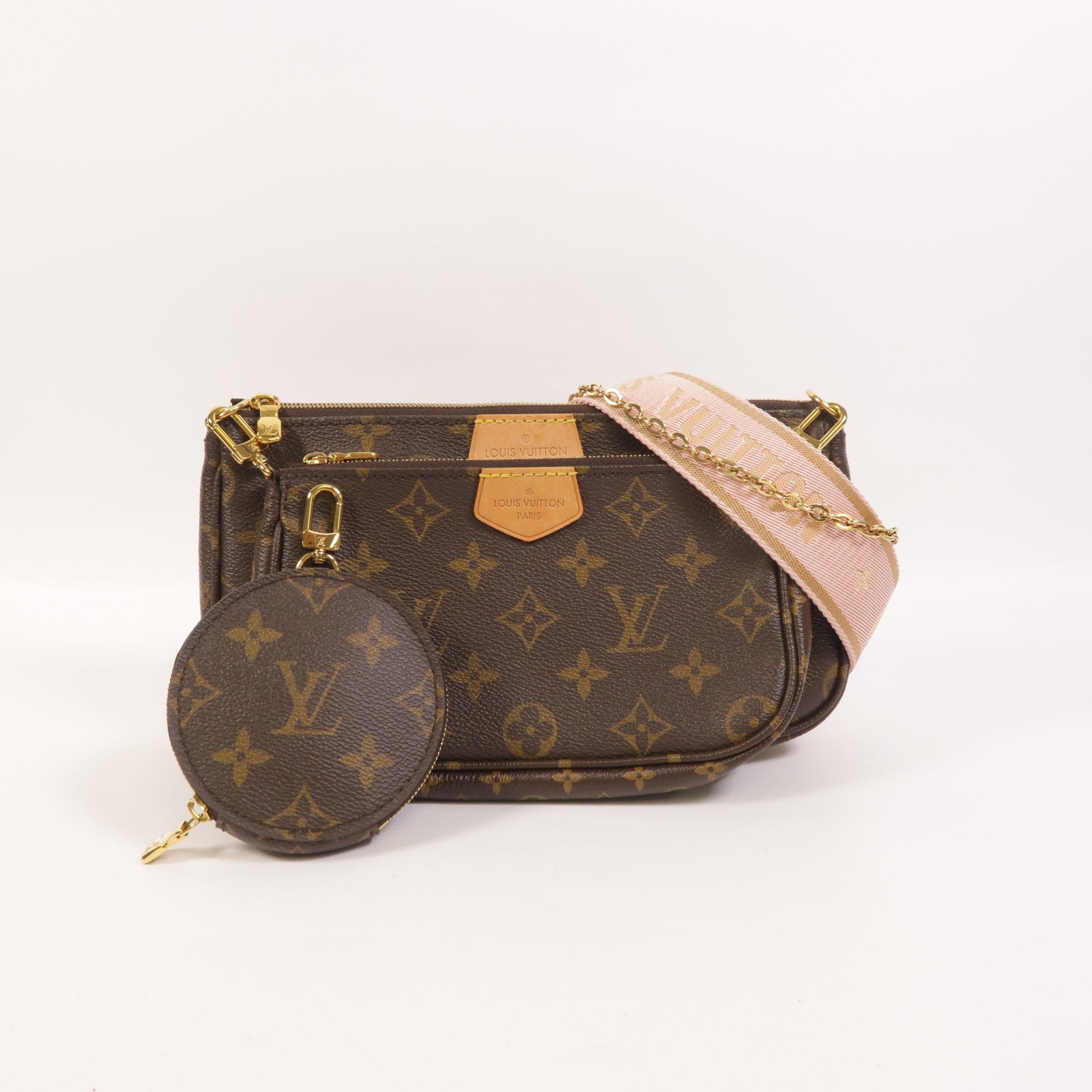 LOUIS VUITTON Multi Pochette M44840 2-Way Bag Coated Canvas 9