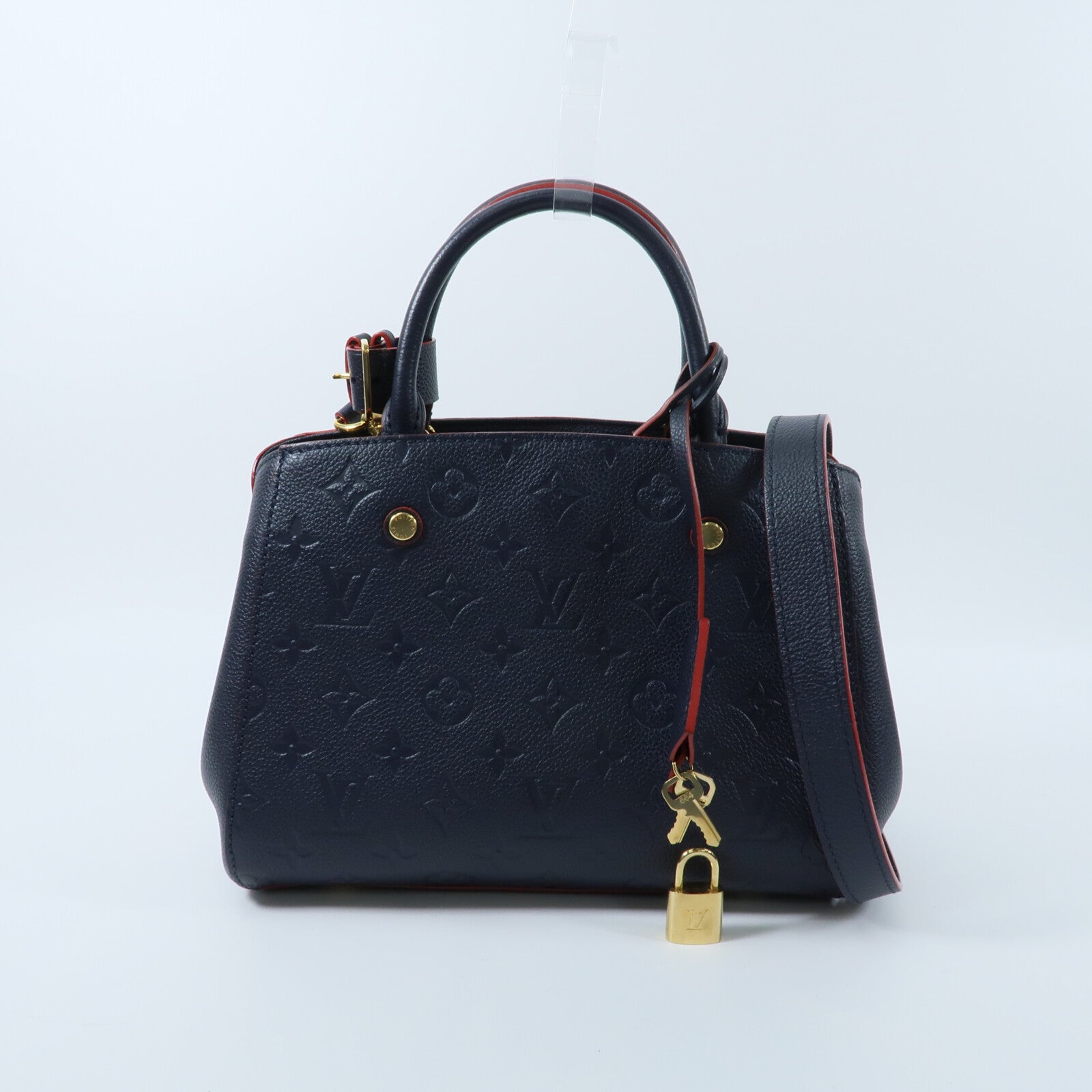 LOUIS VUITTON Montaigne M42747 2-Way Bag Calfskin 12