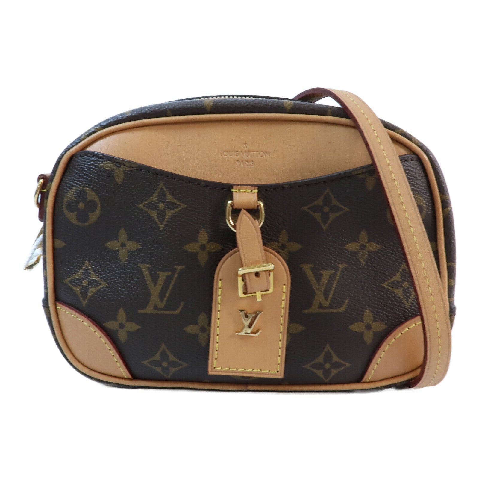 LOUIS VUITTON Deauville M45528 Shoulder Bag Coated Canvas